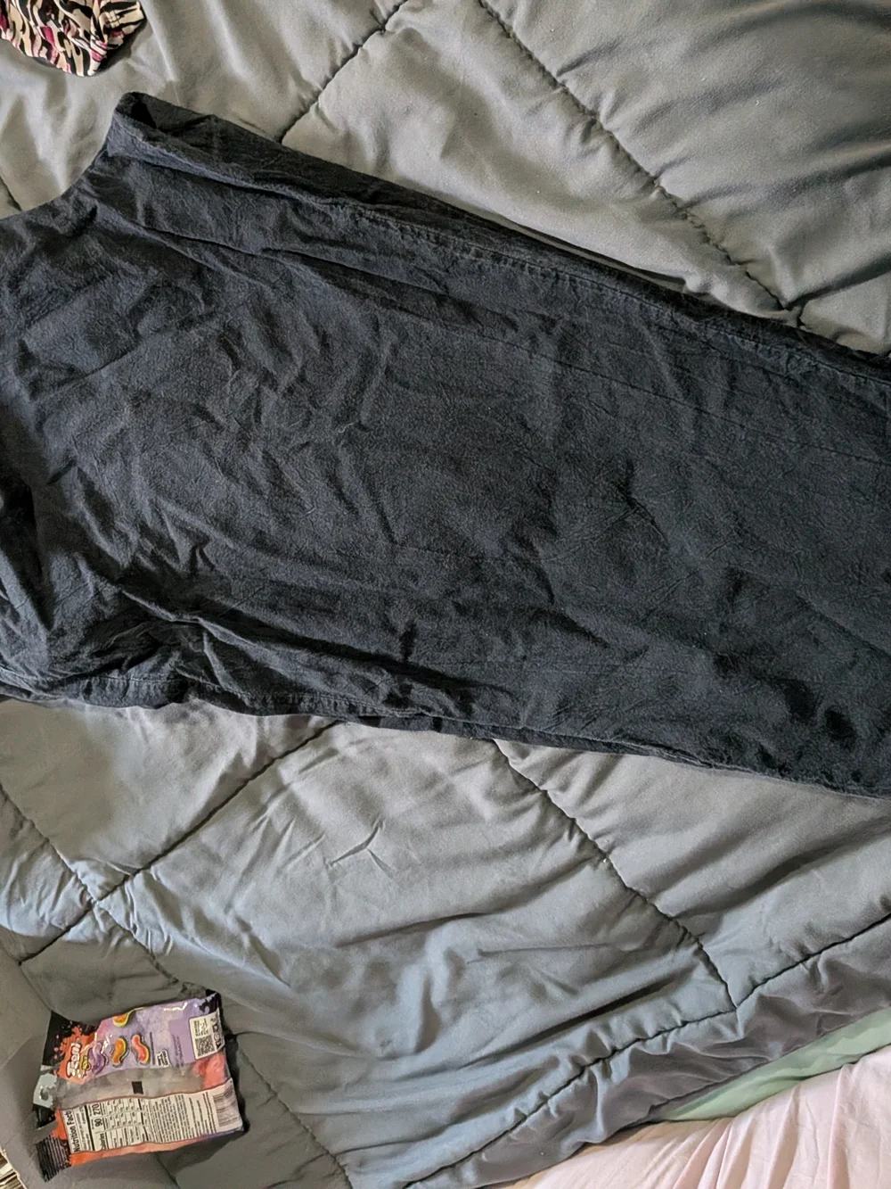 Black Kids Drawstring Bottoms